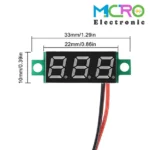 ماژول ولتمتر سایز 0.28 اینچ 2 سیمه قرمز - تصویر 3