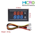 آمپرمتر ولتمتر DC روپنلی 100 آمپر 0v-100v شنت خور - تصویر 2