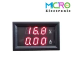 ولتمتر و آمپرمتر DC روپنلی 10 آمپر 0v-100v قرمز - تصویر 2