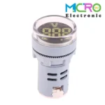 ولتمتر چراغ سیگنالی AC500V شفاف گرد مدل AD16-22DSV