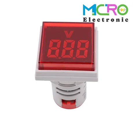 ولتمتر چراغ سیگنالی AC500V قرمز مربعی مدل AD16-22FSV-4 ولتمتر چراغ سیگنالی AC500V قرمز مربعی مدل AD16-22FSV - تصویر 1