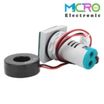 ولتمتر، آمپرمتر و فرکانس متر چراغ سیگنالی AC500V-100A-75Hz سبز مربعی مدل AD16-22FVAH - تصویر 3